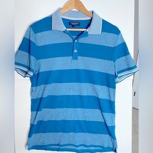 Banana Republic Luxury Touch bright blue polo size medium